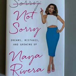 Naya Rivera (Glee) hardcover book.
